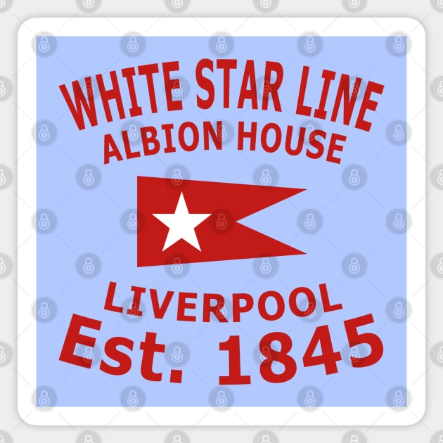 White Star Line Est. 1845 Sticker by Lyvershop